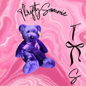 Princess Diana 1998 perfect condition Ty beanie baby 1965 (kr) Plush Teddy Bear